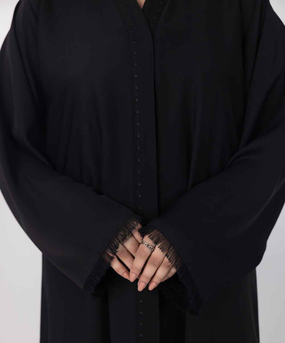 Women's Basic Black Abbaya