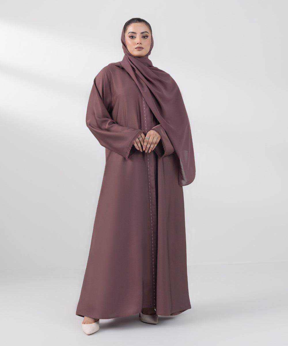 Women's Basic Dusty Pink Abbaya