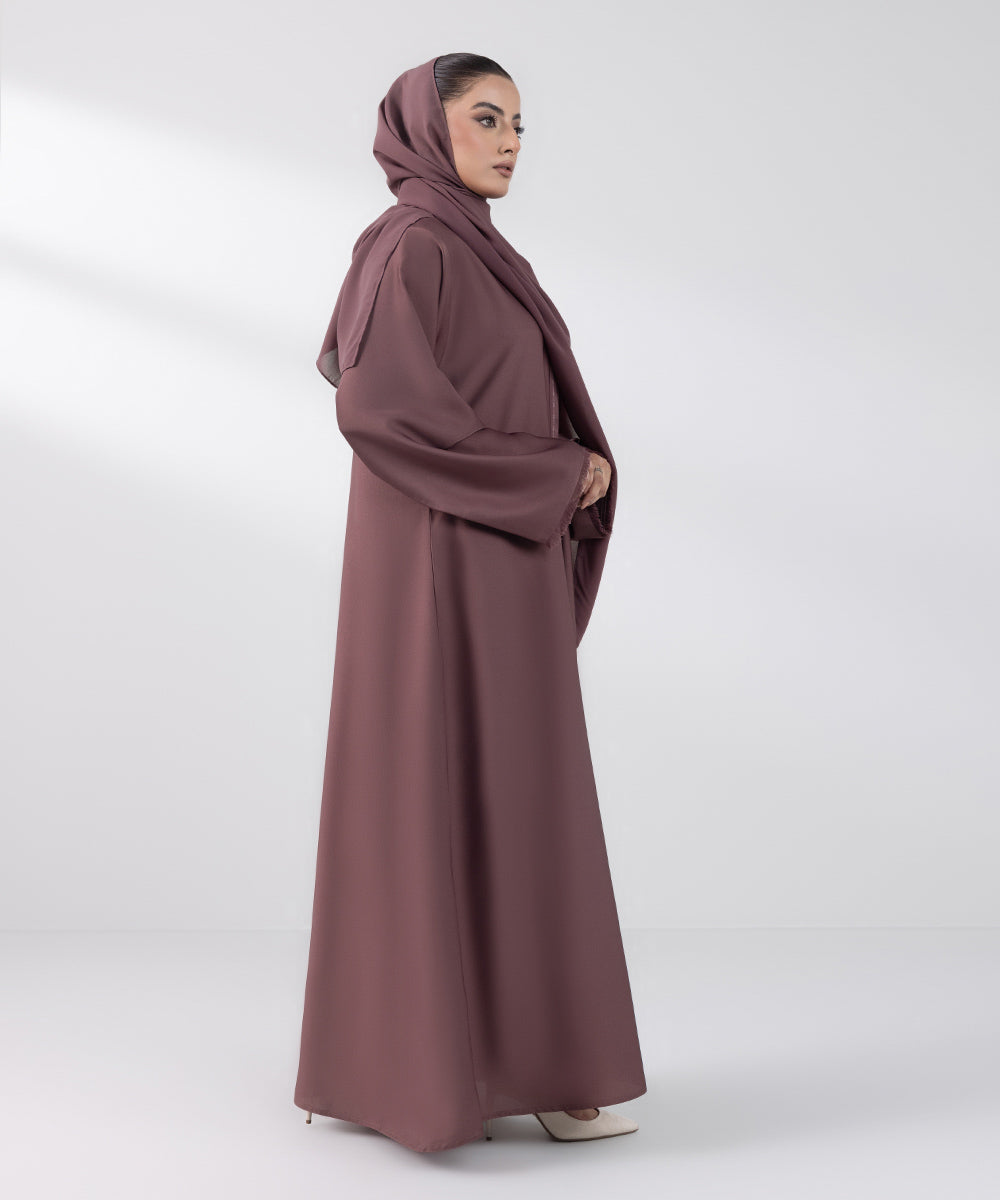 Women's Basic Dusty Pink Abbaya