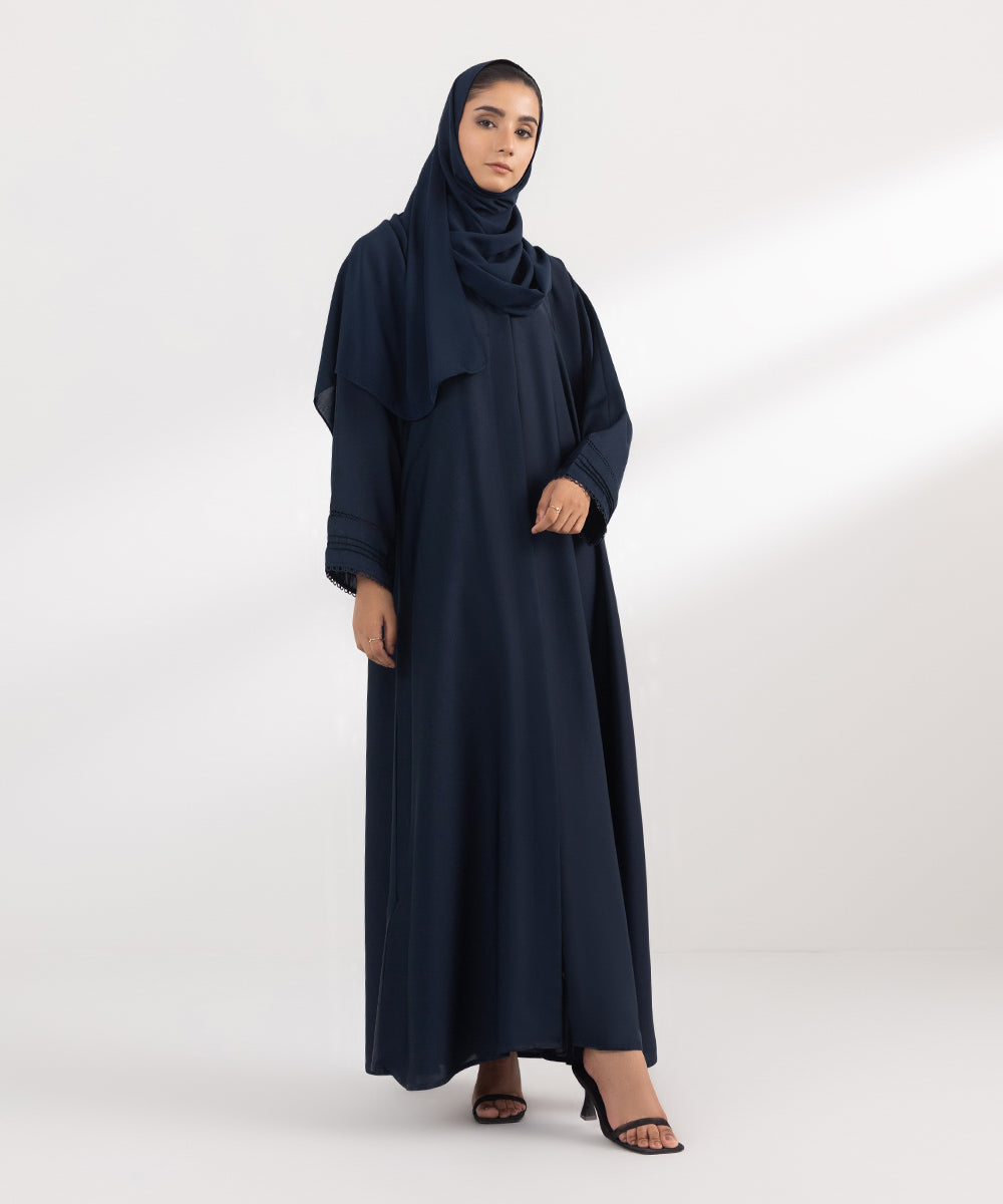 Women's Basic Navy Blue Hijab