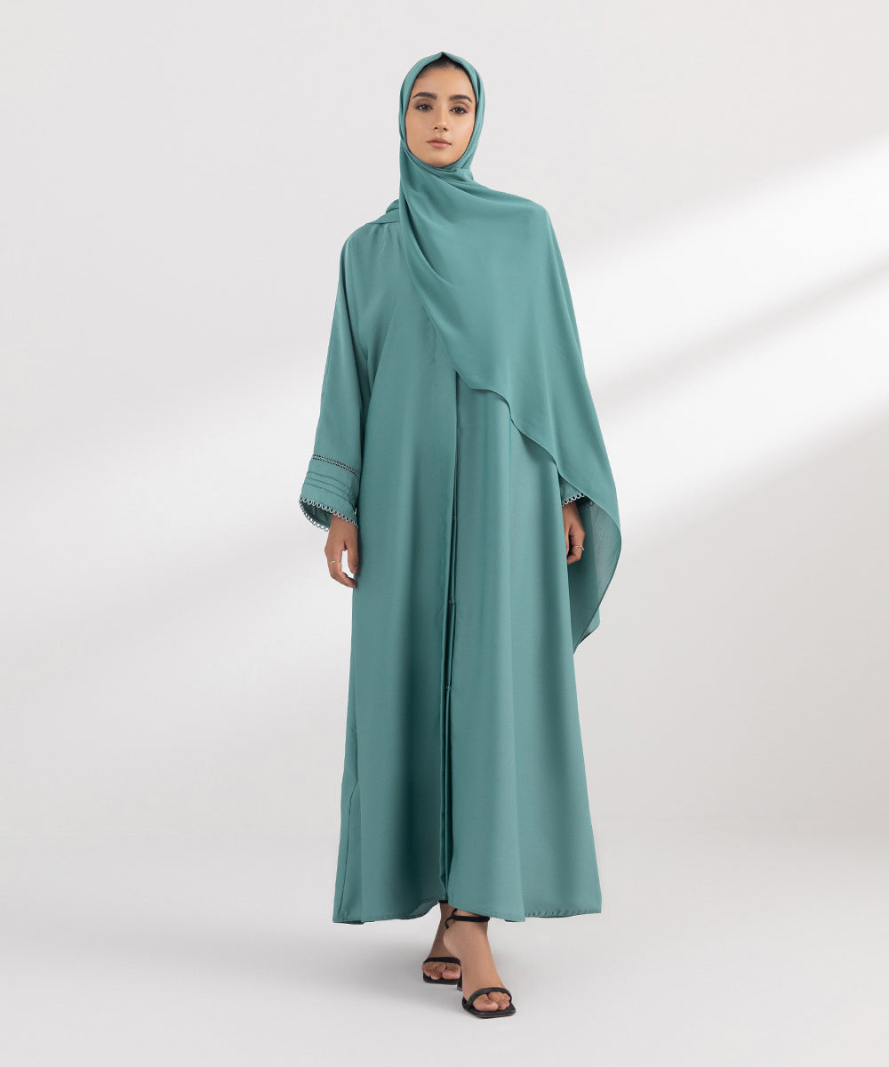 Women's Basic Turquoise Hijab