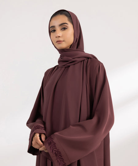 Women's Basic Rose wood Hijab