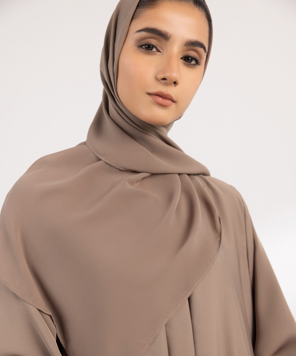 Women's Basic Caramel Brown Hijab