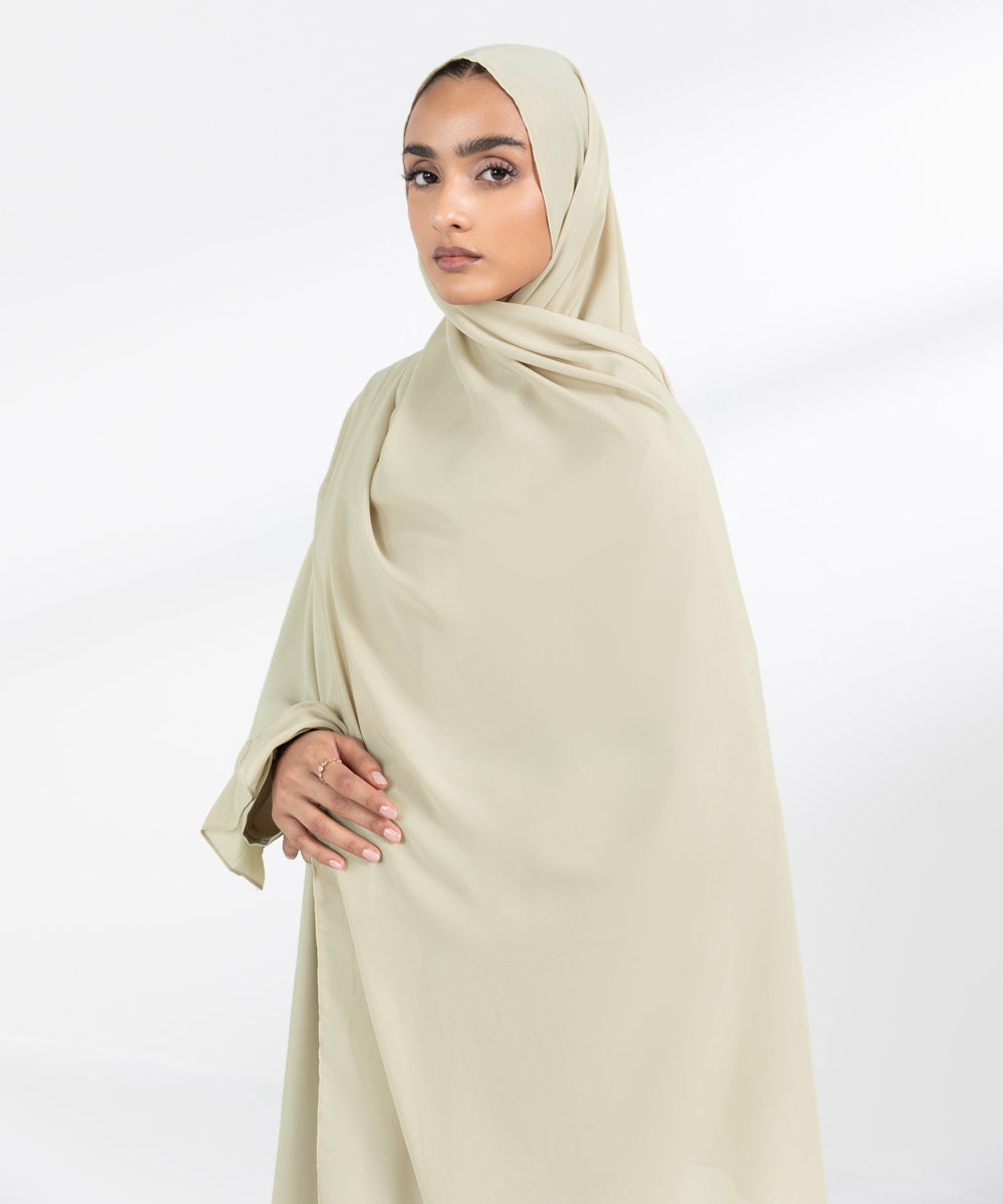 Beige Breathable Hijab