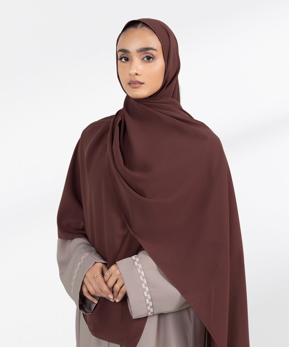 Brown Breathable Hijab