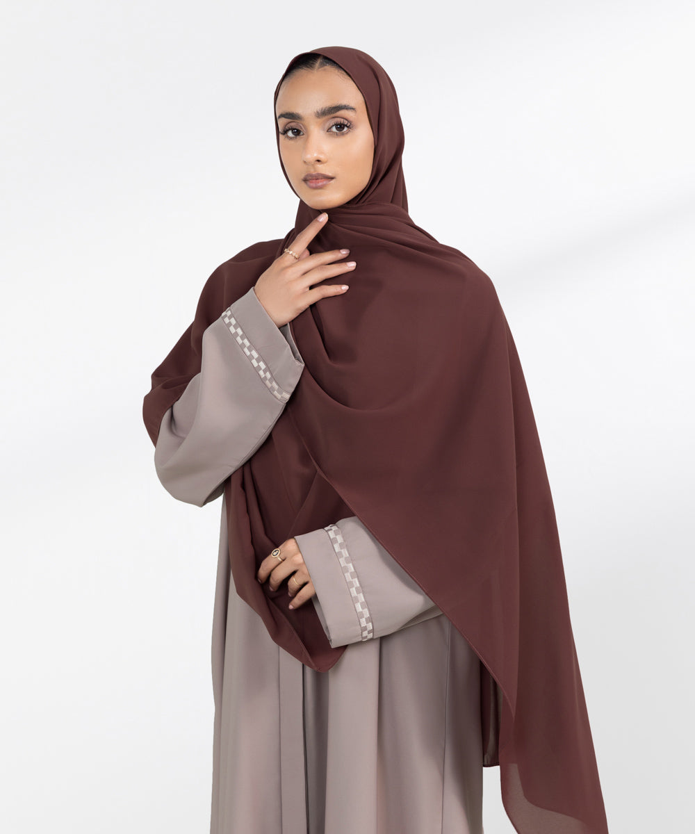 Brown Breathable Hijab