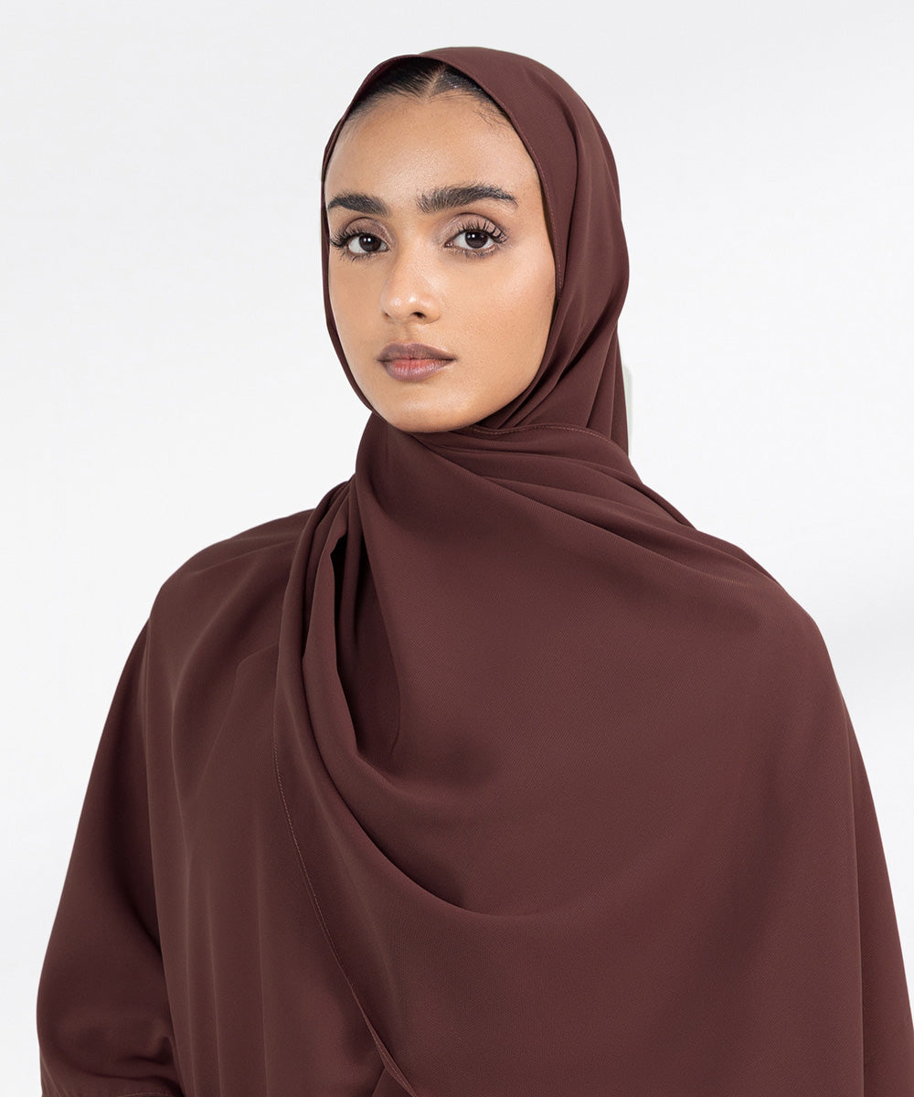 Brown Breathable Hijab