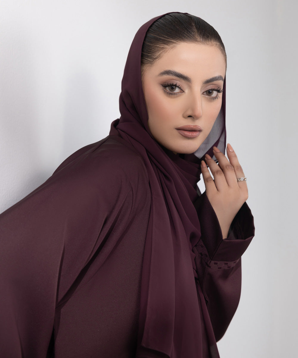 Women's Basic Merlot Hijab