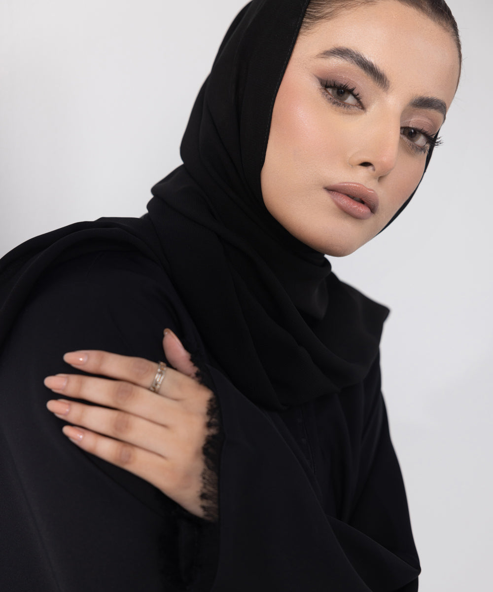 Women's Basic Black Hijab