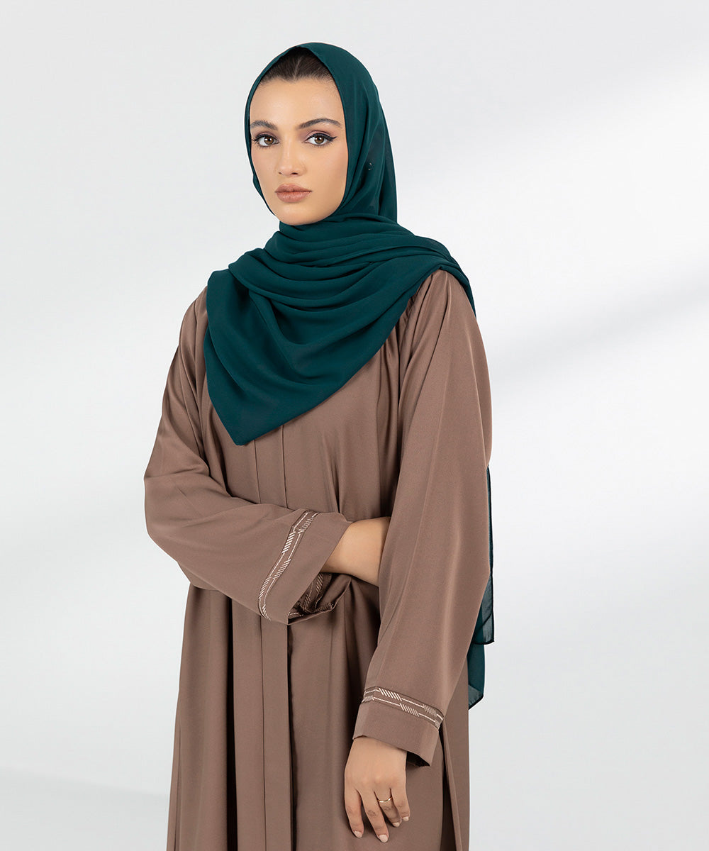 Women's Basic Green Hijab