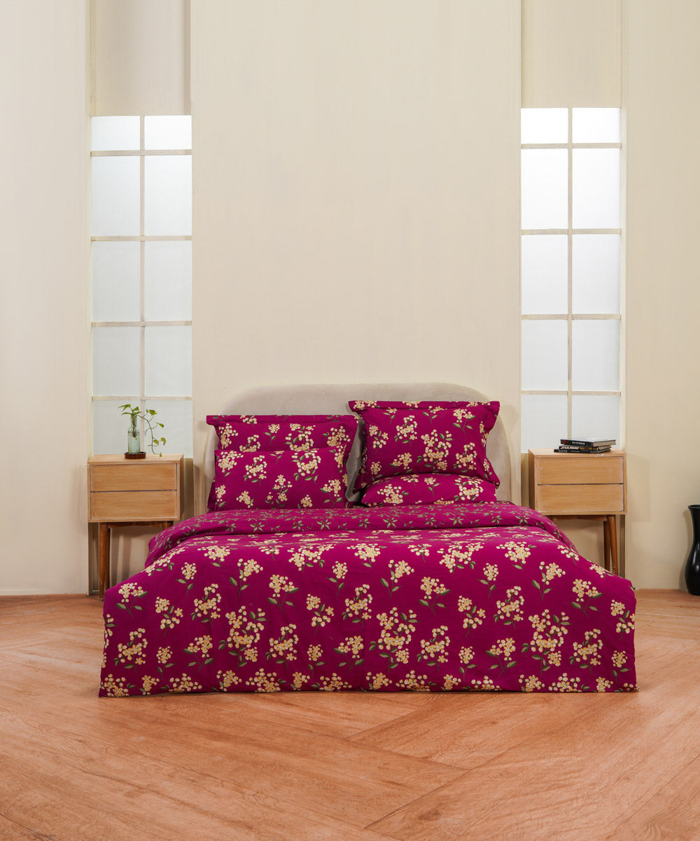 Floral Deep Pink Bed in a Bag