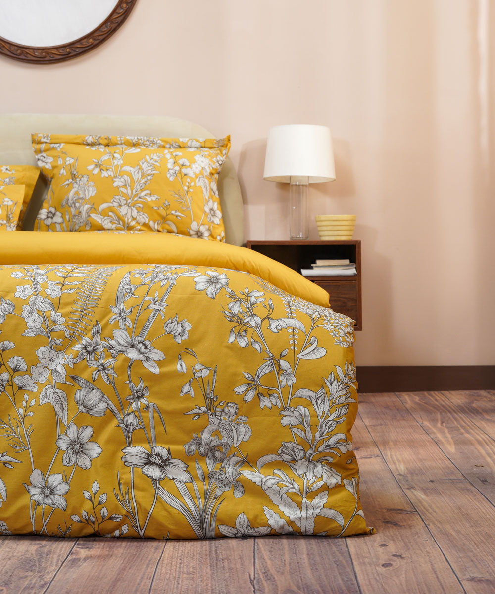 Yellow Polyester Bed in a Bag