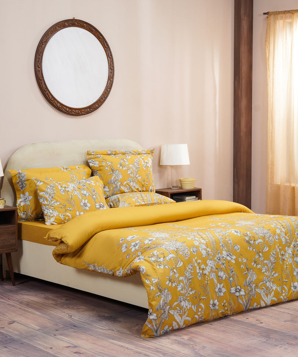 Yellow Polyester Bed in a Bag