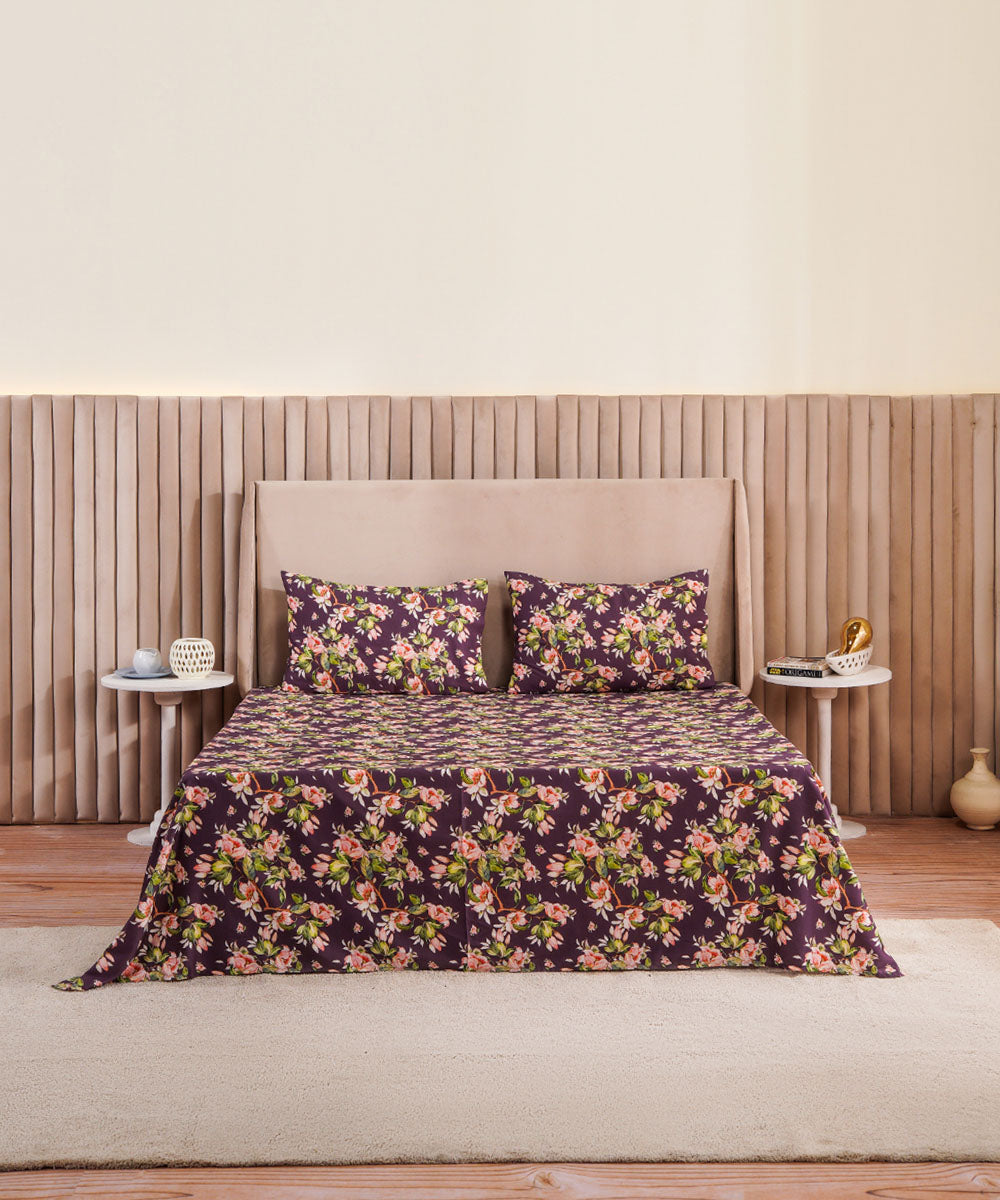 Designer Range 100% Cotton Sateen Digital Printed Multi Colored Bed Linen