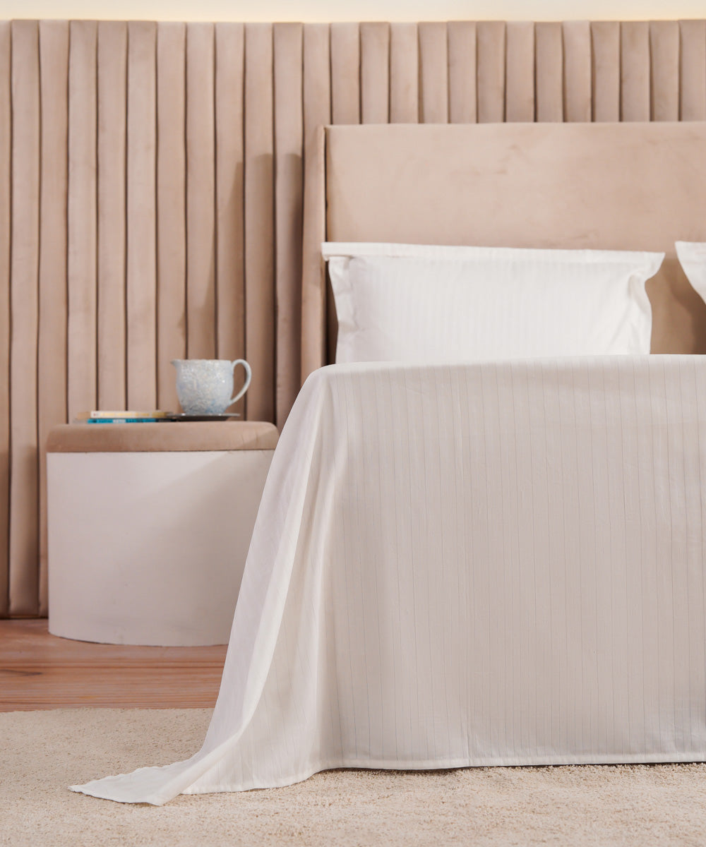 Hotel Range 100% Cotton Sateen Dyed White Bed Linen
