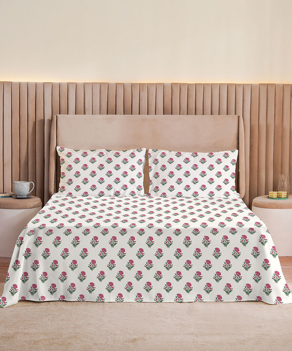 Multi 100% Cotton Sateen Bed Sheet