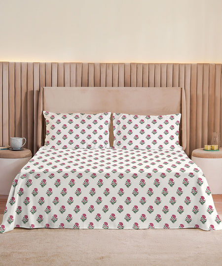 Multi 100% Cotton Sateen Bed Sheet