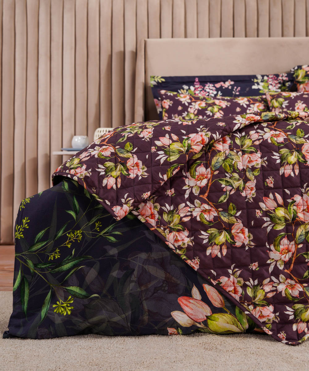 Designer Range 100% Cotton Sateen Digital Printed Multi Colored Bed Spread