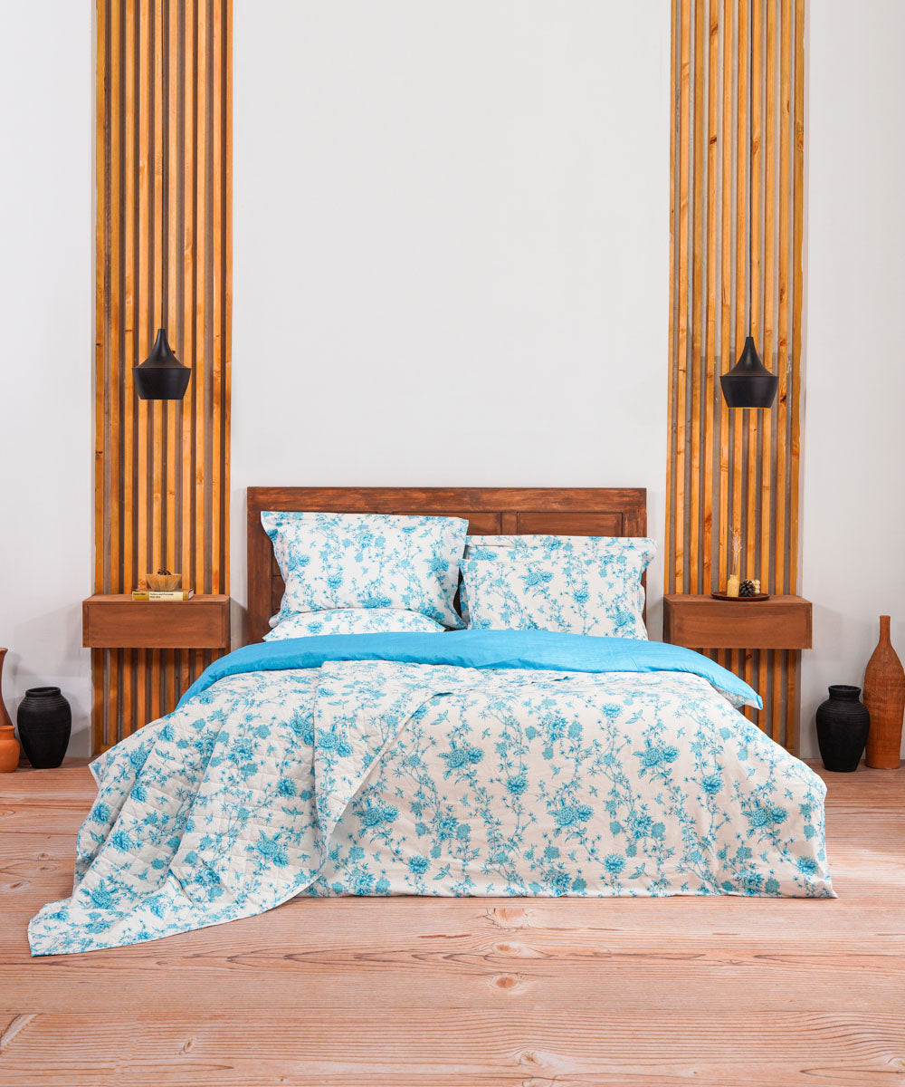 100% Cotton Multi Colored Bed Spread