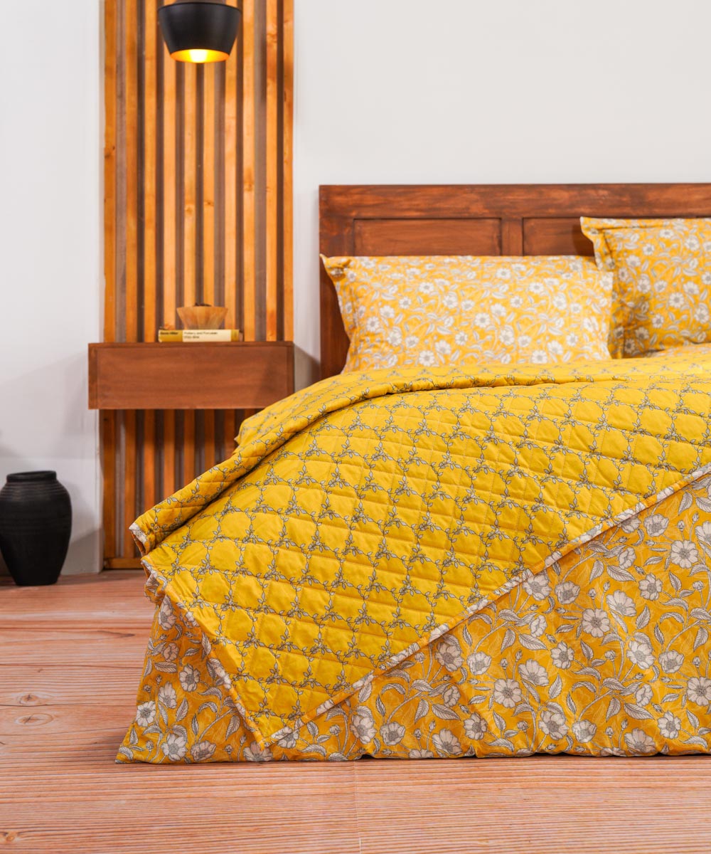 100% Cotton Multi Colored Florescent Bed Spread