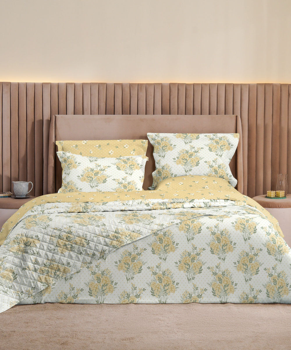 100% Cotton Multi Colored Bed Spread