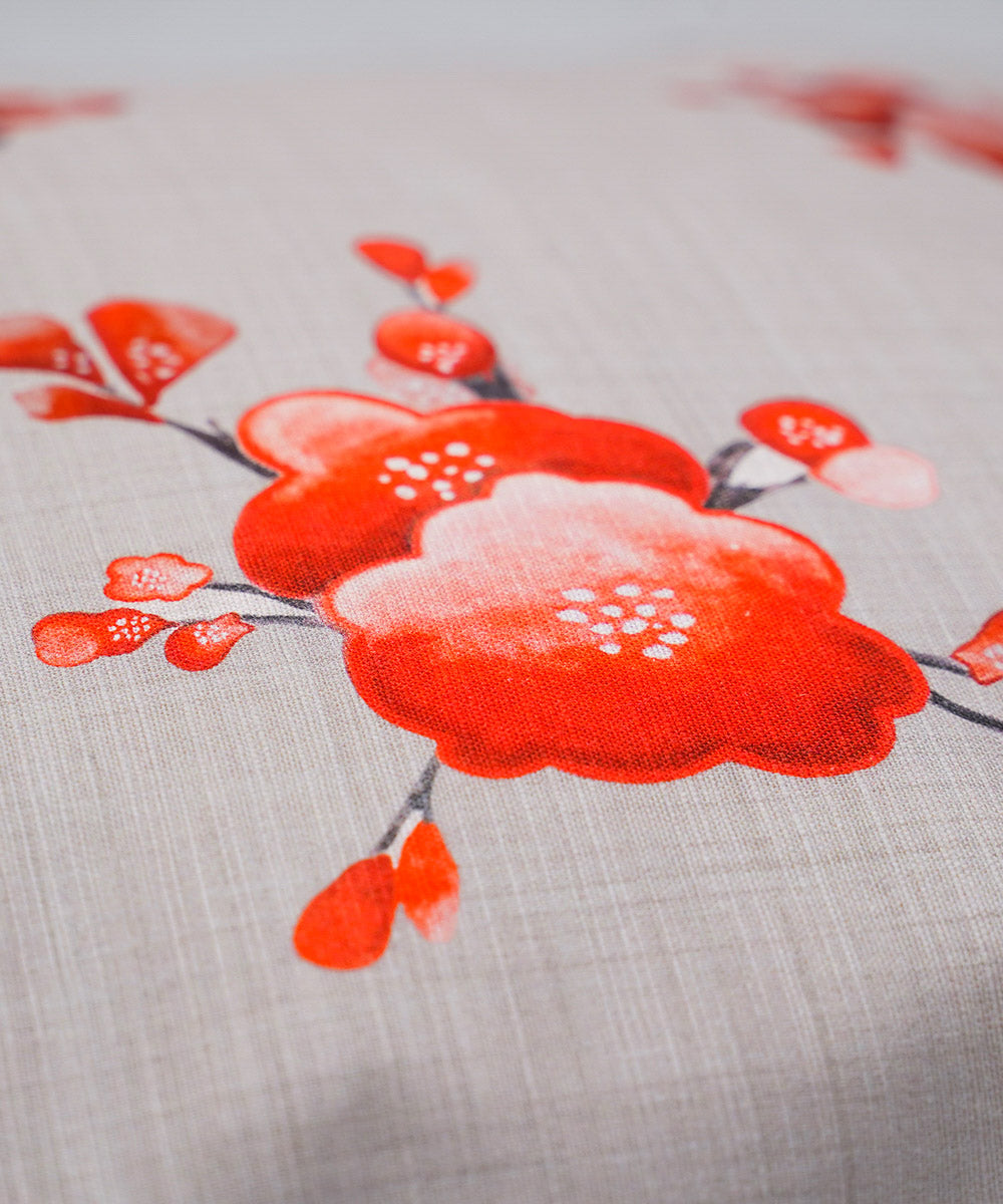 Designer Range 100% Cotton Digital Printed Multi Colored Blossoms Cushion Cover