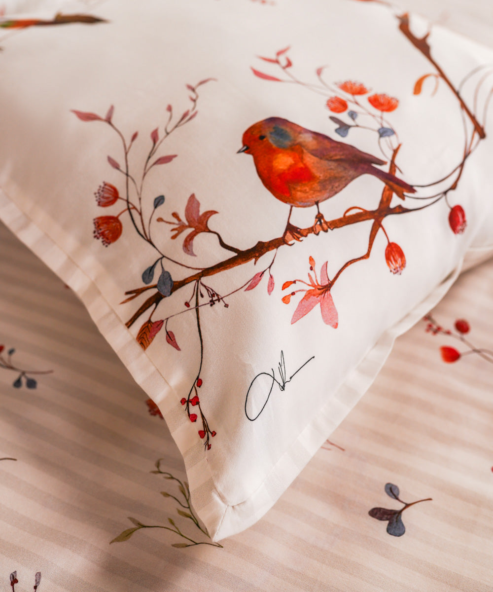 100% Cotton Sateen Digital Printed Multi Colored Cushion Cover