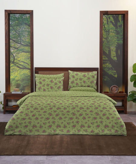 100% Cotton Green Clover Quilt Cover