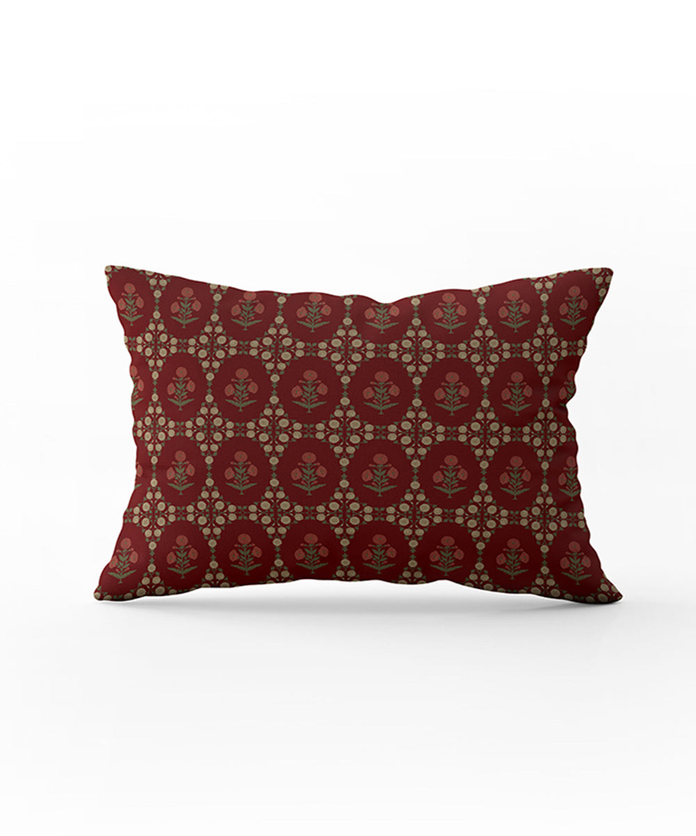 Red 100% Cotton Sateen Standard Sham