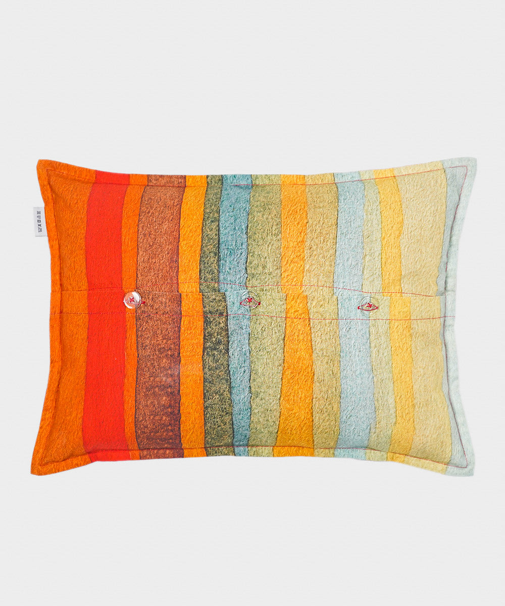 100% Cotton Digital Printed Multi Colored Cushion Cover