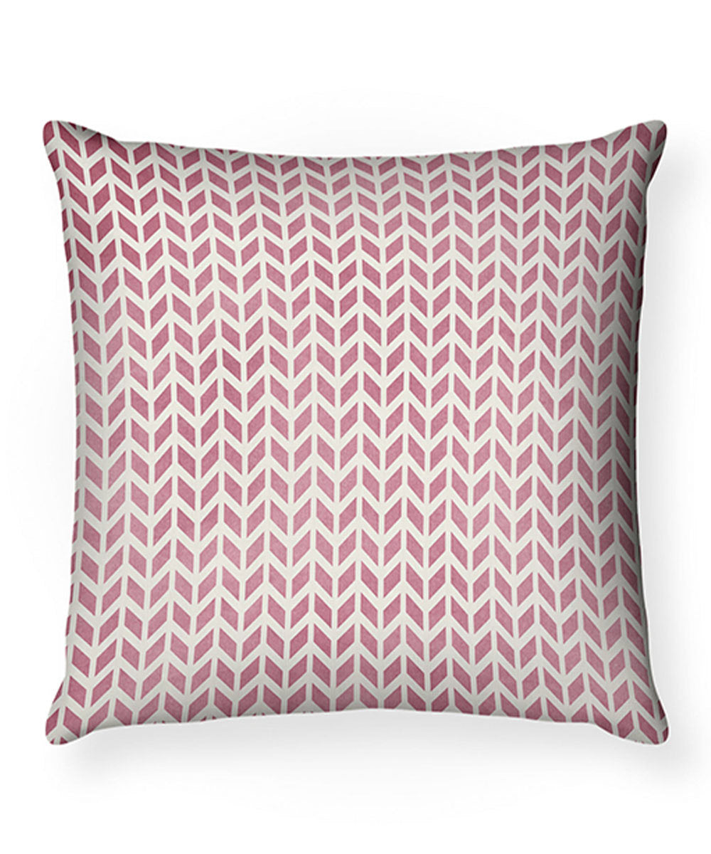100% Cotton Digital Printed Pink Cushion Cover