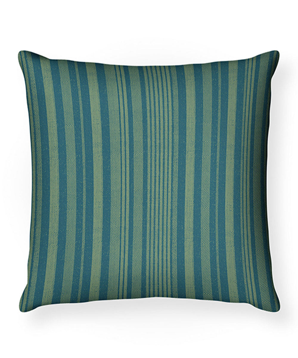 100% Cotton Digital Printed Teal Cushion Cover