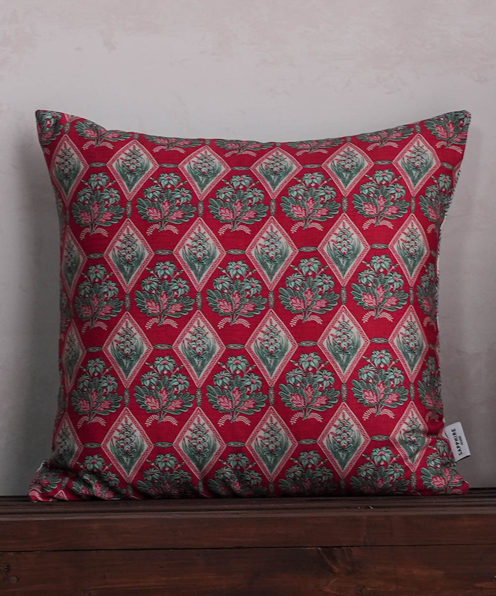 Red Twill/100% Cotton Digital Printed Cushion Cover