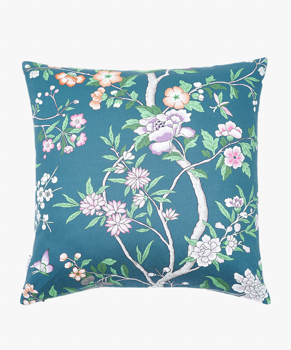 100% Cotton Green Cushion Cover