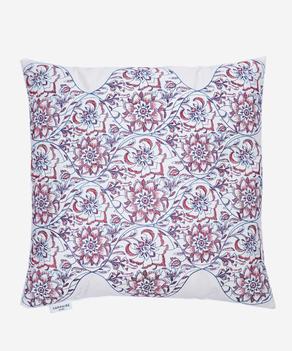 Multi Twill/100% Cotton Embroidered Cushion Cover