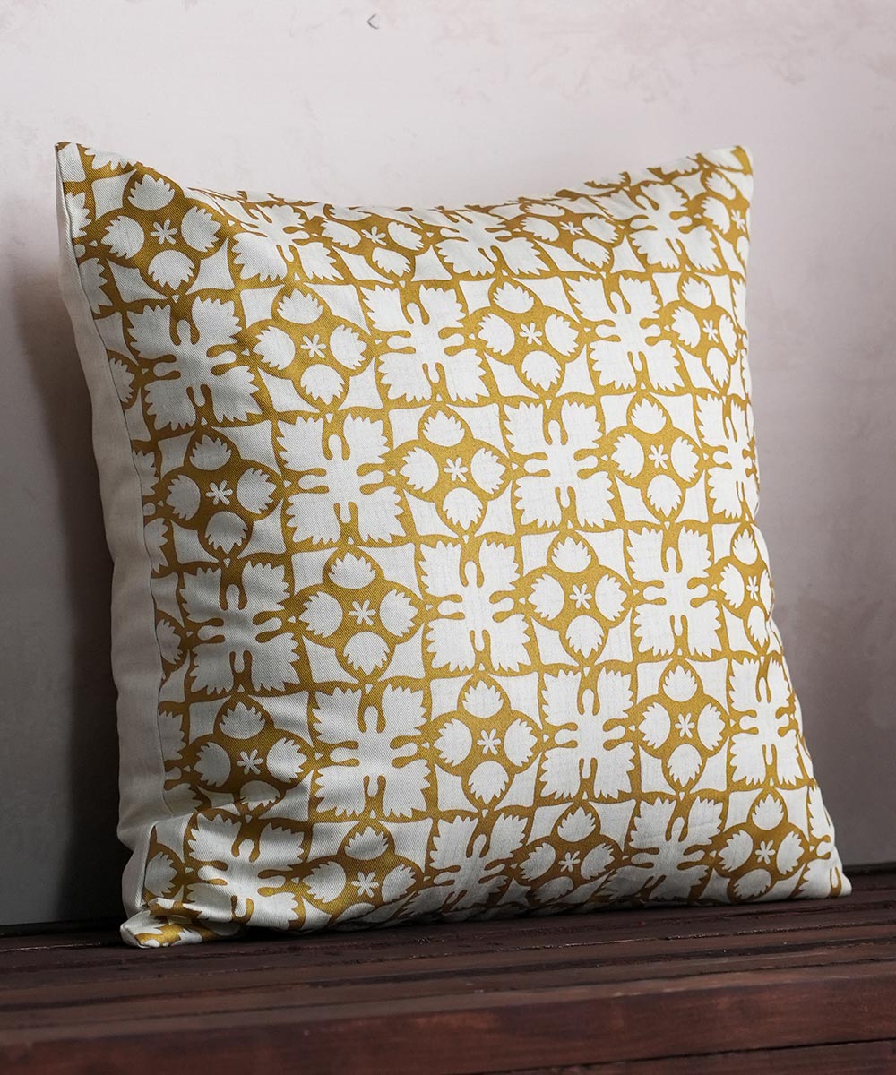 Multi Twill/100% Cotton Digital & Foil Printed Cushion Cover