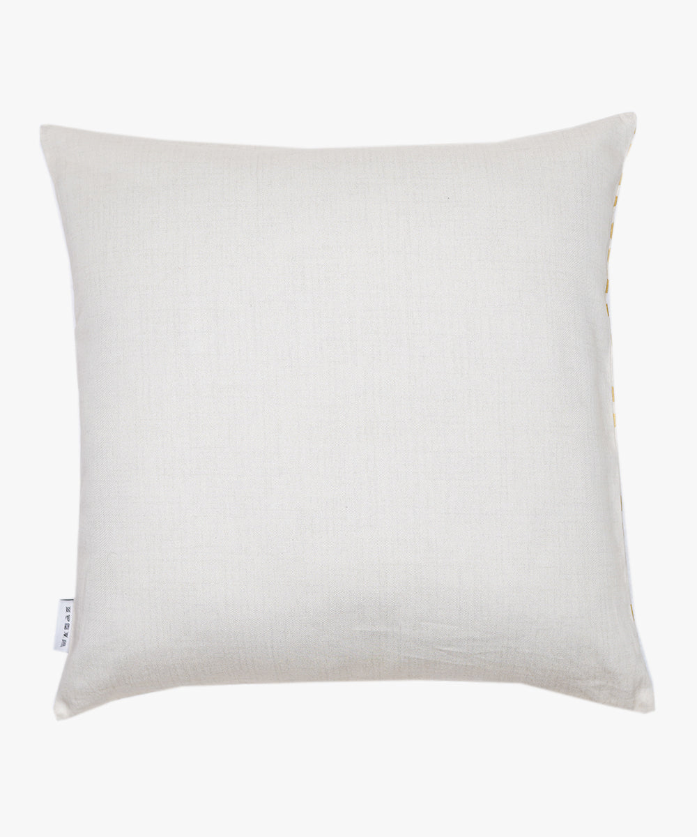 100% Cotton Yellow Cushion Cover