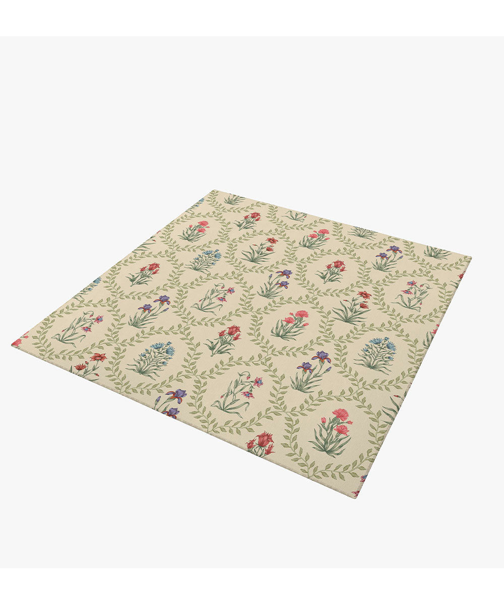 Ramadan Collection Digital Printed Beige & Green Table Linen