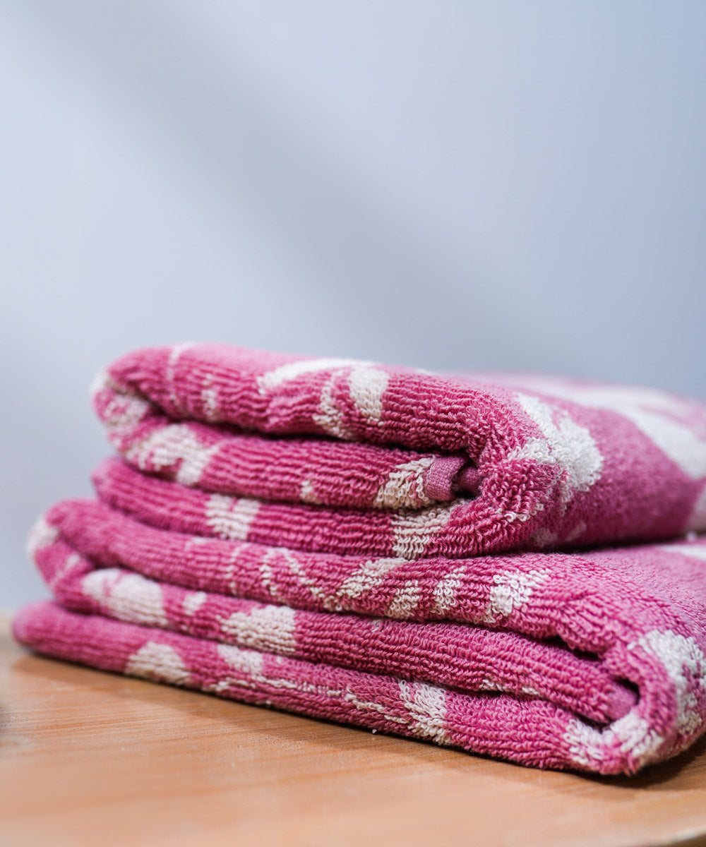 Terry Jacquard Multi Colored Towel