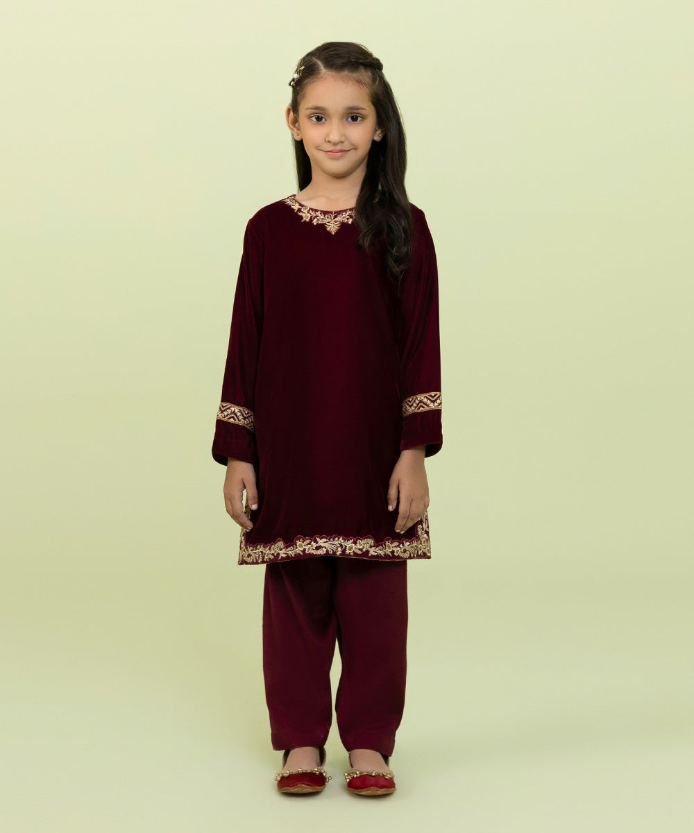 The Children's Place Long Sleeve Velvet Dresses for Girls for sale | eBay