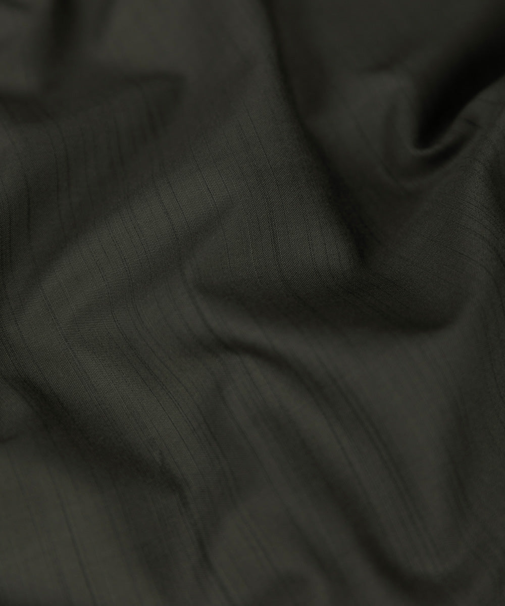 Men's Unstitched Premium Fancy Wash & Wear Olive Full Suit Fabric