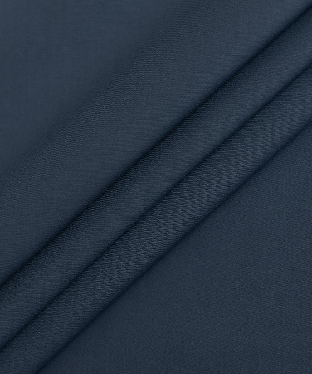 Men's Unstitched Premium Wash & Wear Blue Grey Full Suit Fabric