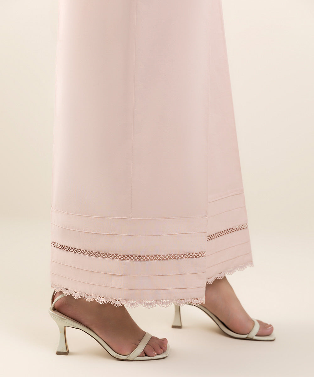 Women's Pret Cambric Pink Dyed Culottes