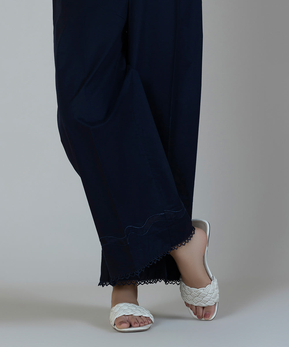 Women's Pret Cambric Blue Dyed Culottes