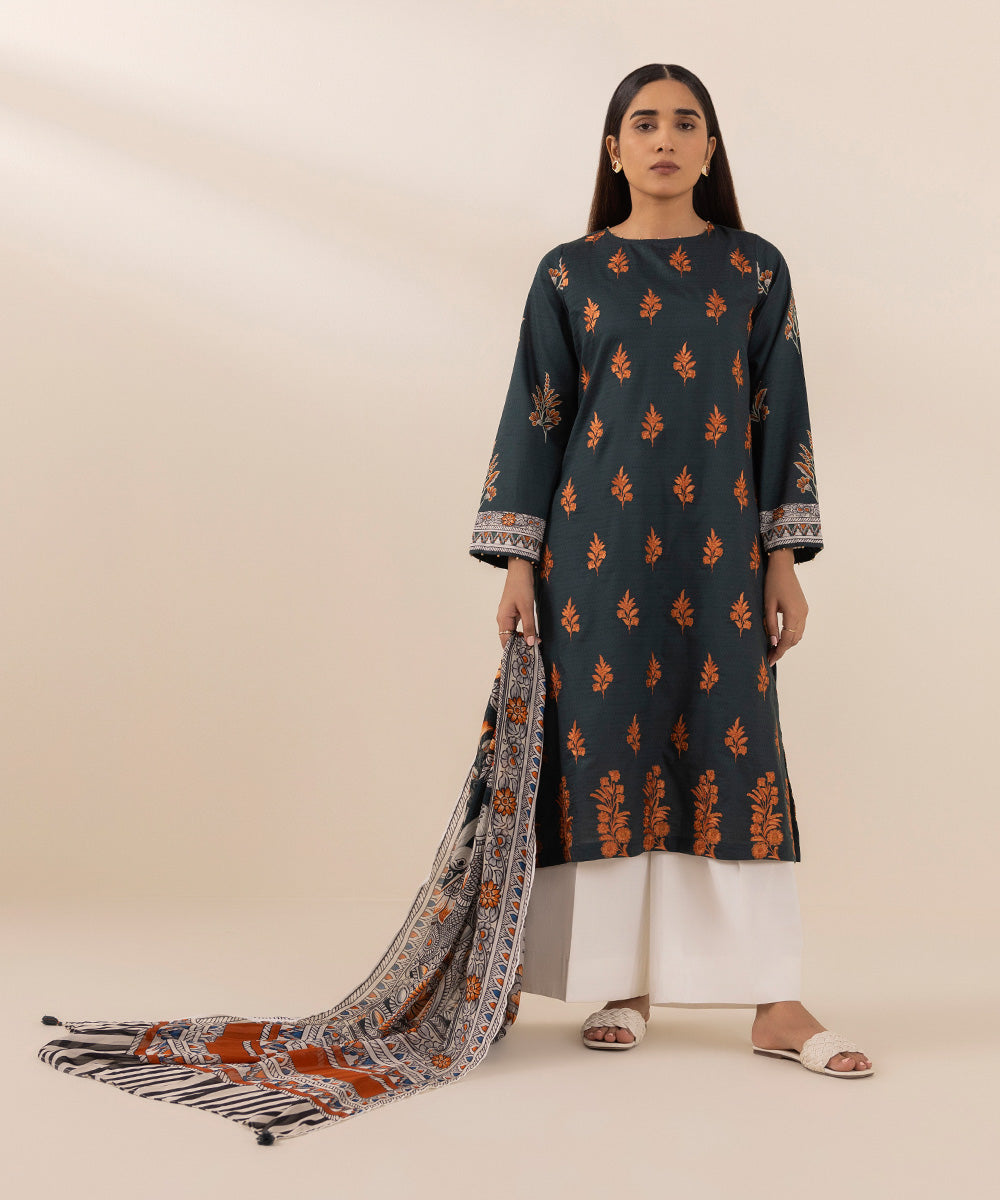 Women's Bemberg Tissue Printed Multi Dupatta