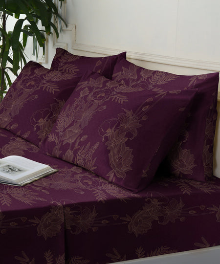 Red Plum - Bed Sheet