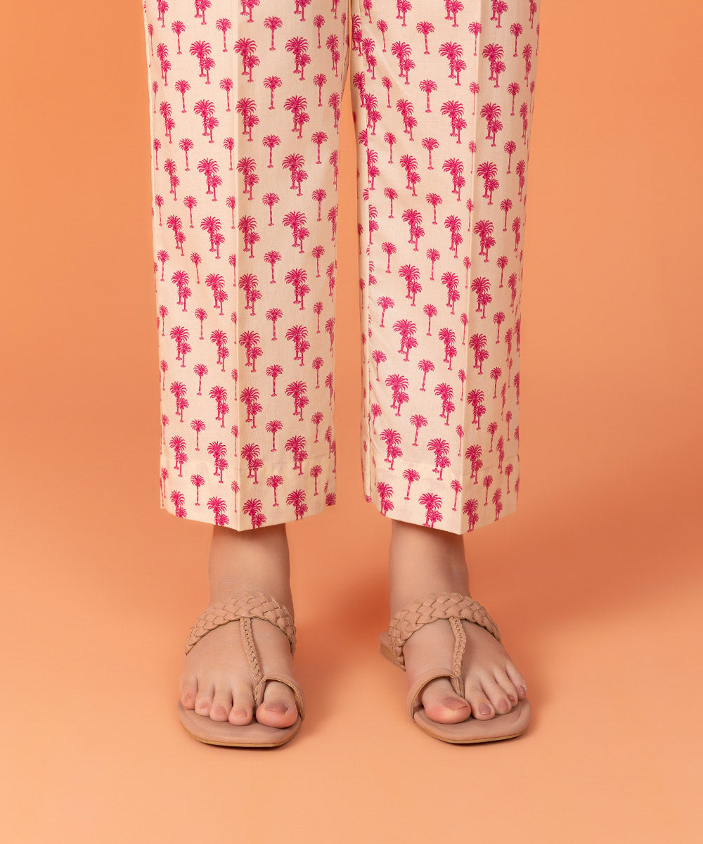 Women's Intermix Pret Printed Cambric Multi Trousers