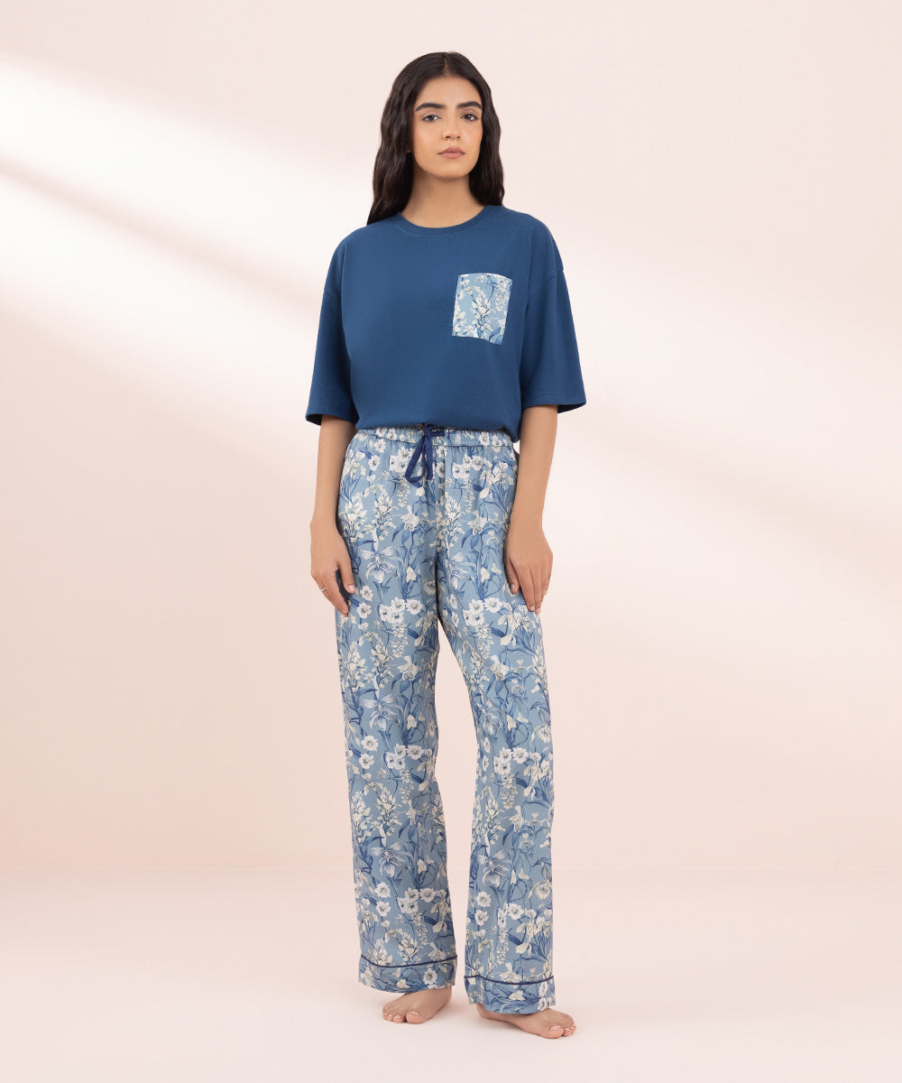 Women's Sleepwear Printed Trousers