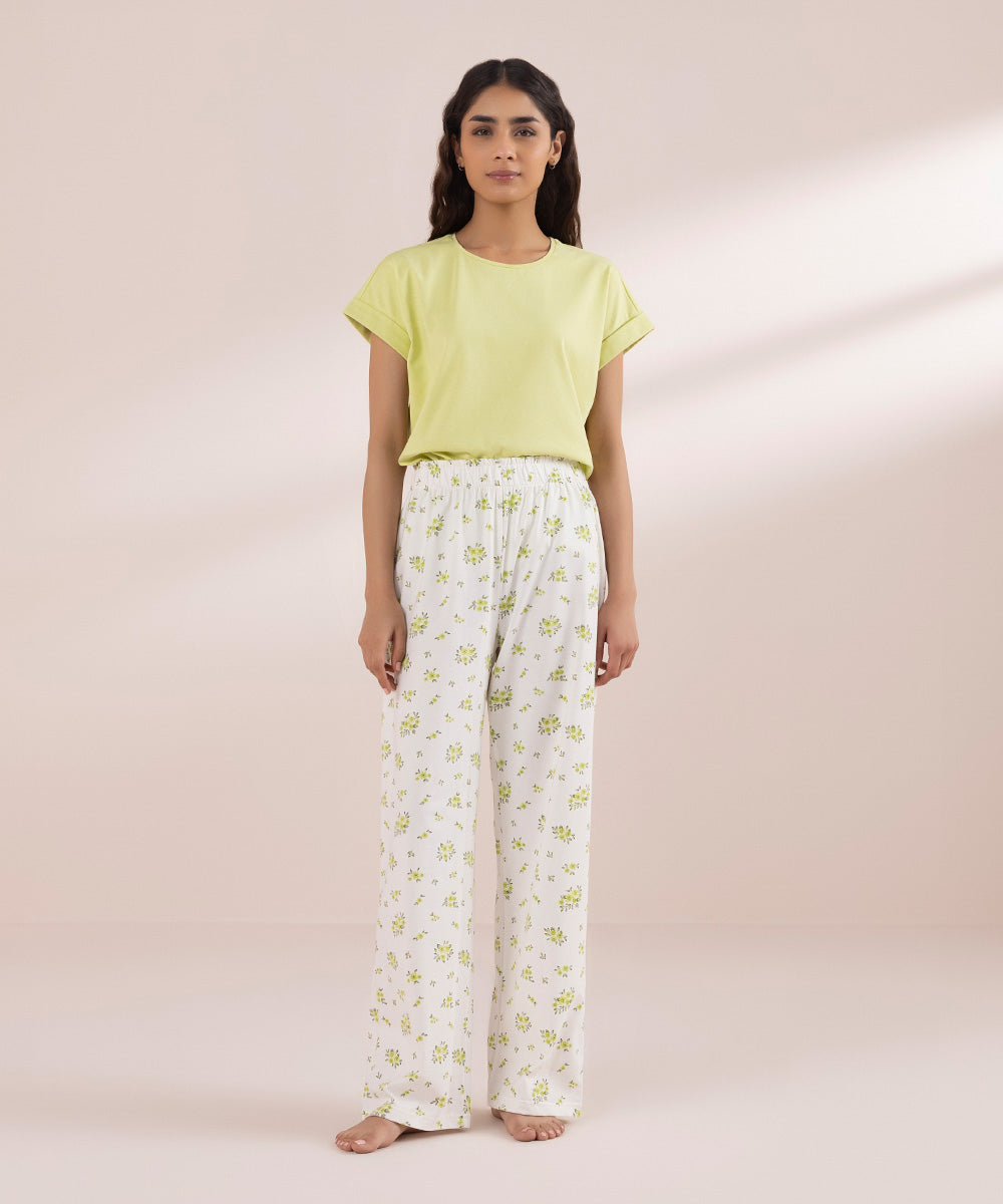 Printed Cotton Trousers