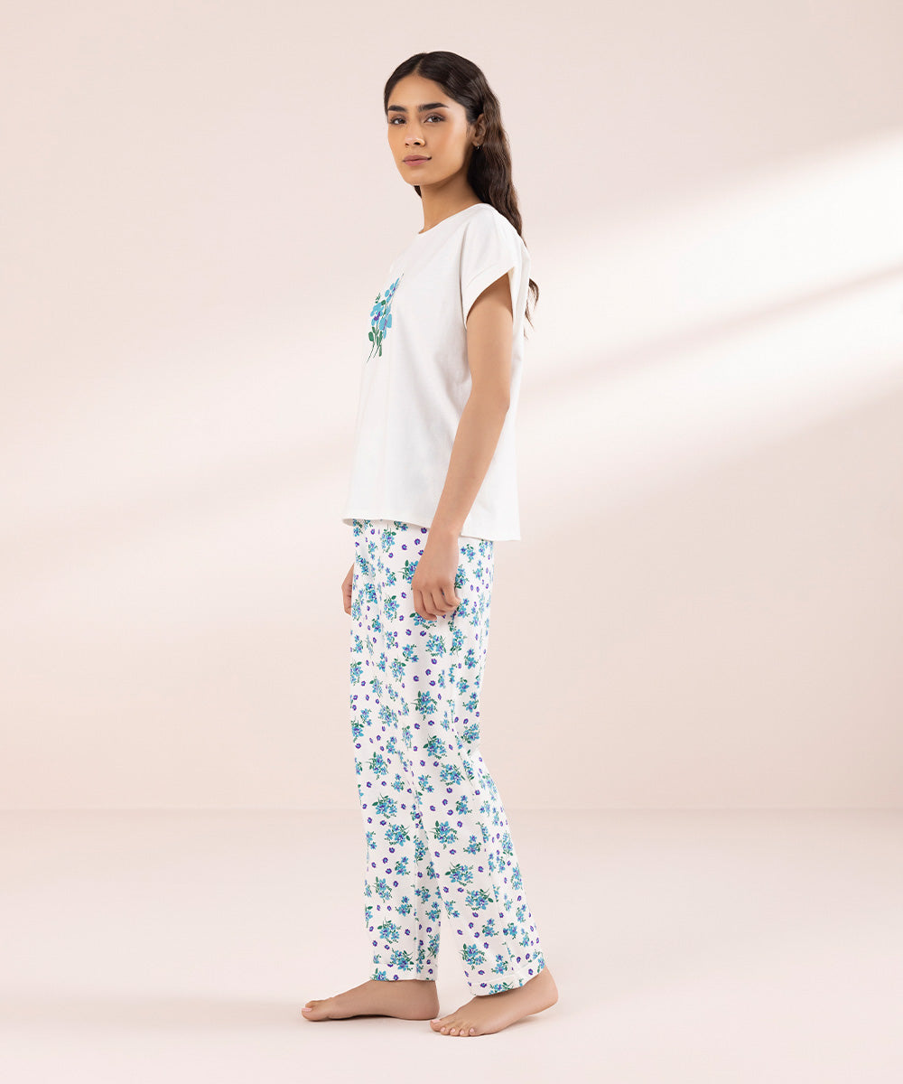 Women's Sleepwear Printed PJ Set